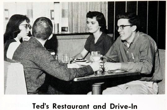 Teds Drive-In - Old Yearbook Ad (newer photo)